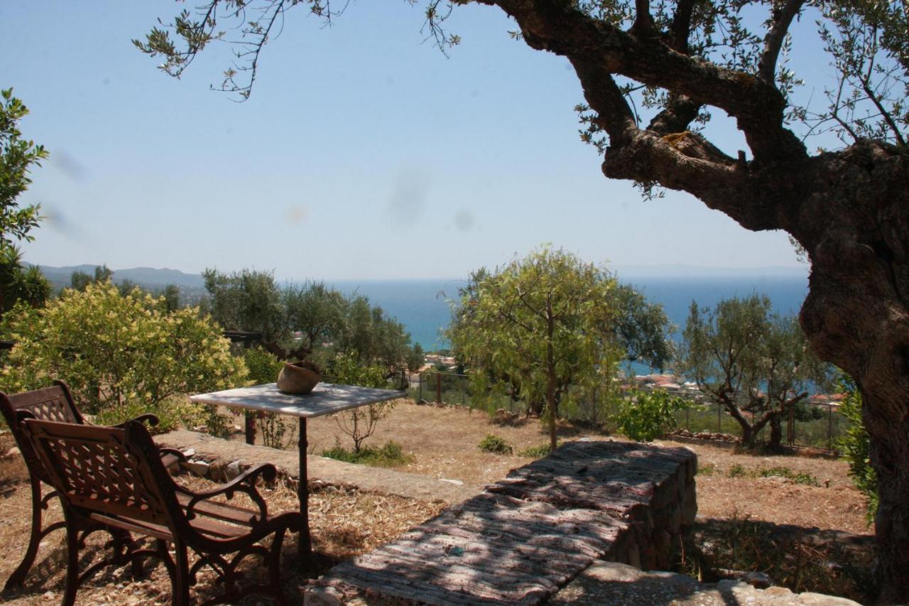Sea And Mountain View Villa Kalamáta Eksteriør bilde